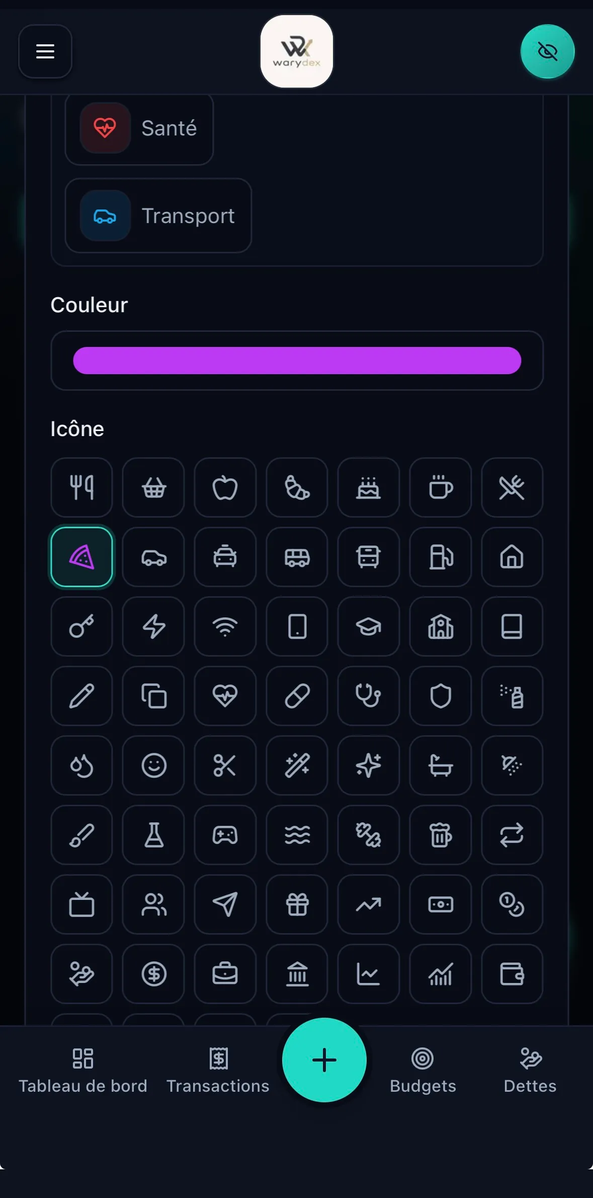Personnalisation Warydex